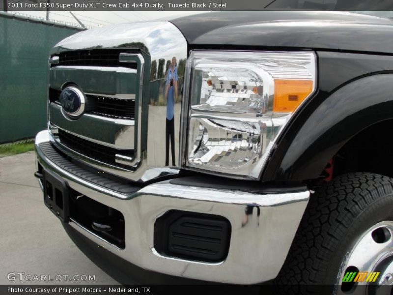 Tuxedo Black / Steel 2011 Ford F350 Super Duty XLT Crew Cab 4x4 Dually