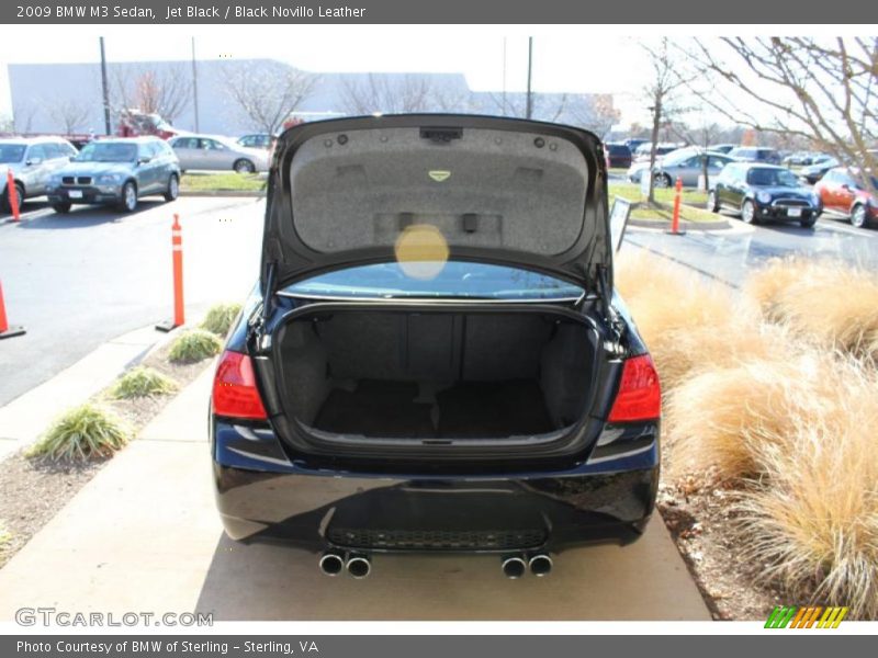 Jet Black / Black Novillo Leather 2009 BMW M3 Sedan