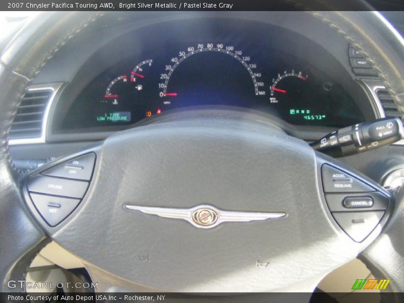 Bright Silver Metallic / Pastel Slate Gray 2007 Chrysler Pacifica Touring AWD
