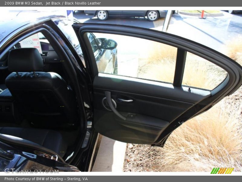 Jet Black / Black Novillo Leather 2009 BMW M3 Sedan
