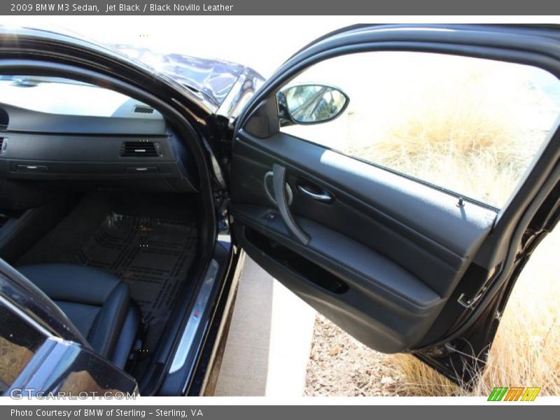 Jet Black / Black Novillo Leather 2009 BMW M3 Sedan