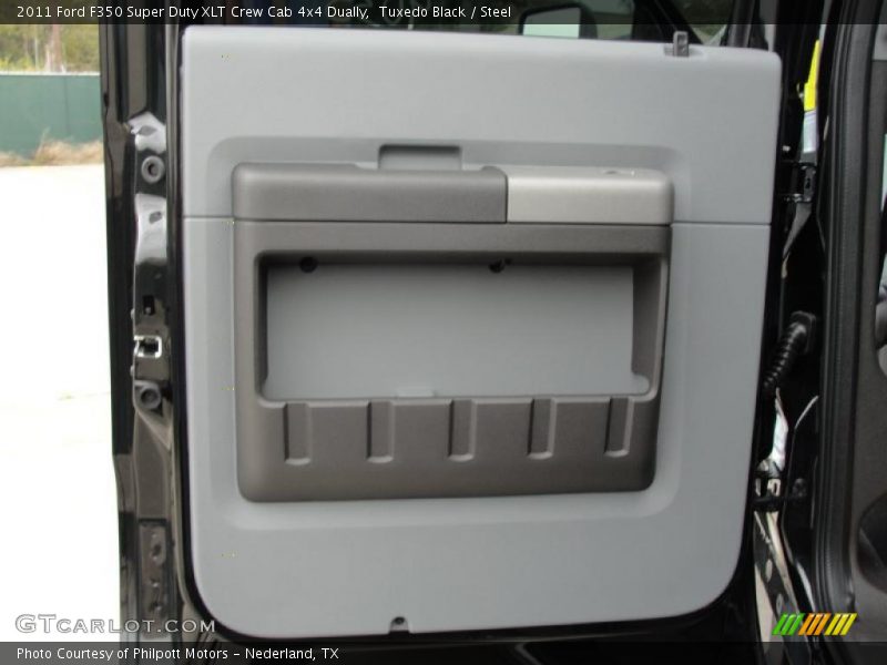 Tuxedo Black / Steel 2011 Ford F350 Super Duty XLT Crew Cab 4x4 Dually