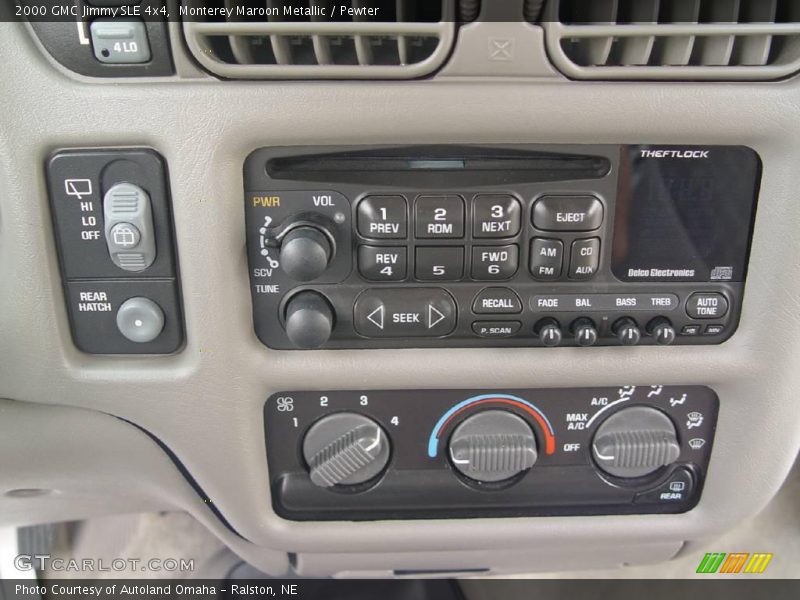 Monterey Maroon Metallic / Pewter 2000 GMC Jimmy SLE 4x4