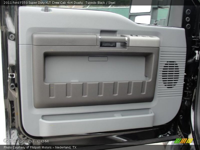 Tuxedo Black / Steel 2011 Ford F350 Super Duty XLT Crew Cab 4x4 Dually