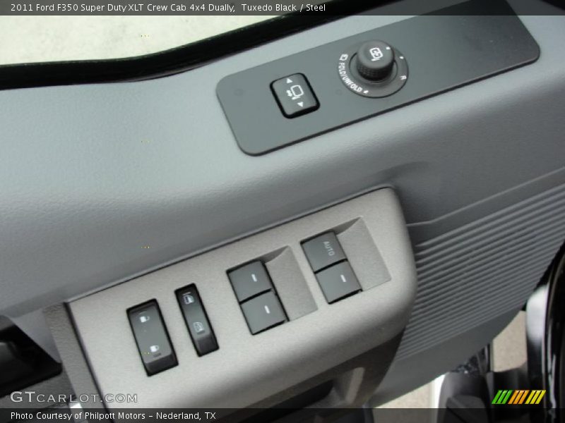 Tuxedo Black / Steel 2011 Ford F350 Super Duty XLT Crew Cab 4x4 Dually