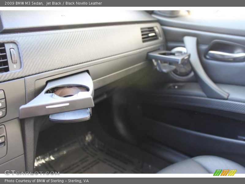 Jet Black / Black Novillo Leather 2009 BMW M3 Sedan