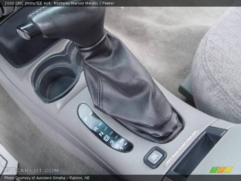 Monterey Maroon Metallic / Pewter 2000 GMC Jimmy SLE 4x4