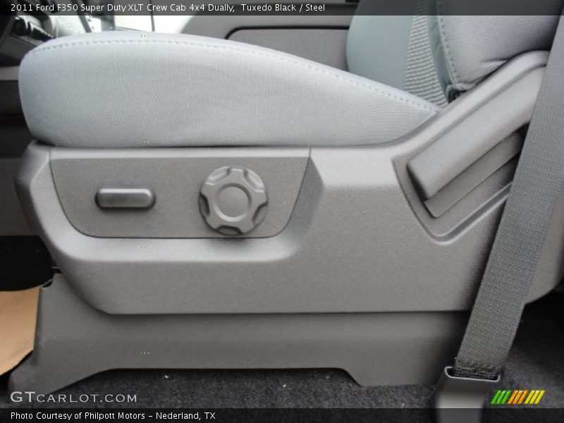 Tuxedo Black / Steel 2011 Ford F350 Super Duty XLT Crew Cab 4x4 Dually