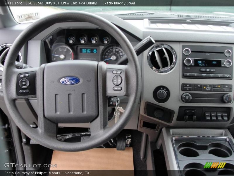 Dashboard of 2011 F350 Super Duty XLT Crew Cab 4x4 Dually