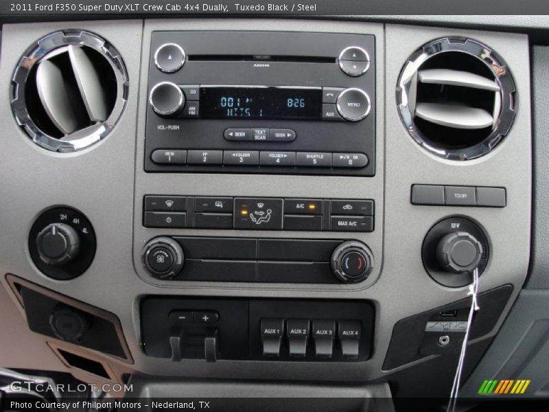 Tuxedo Black / Steel 2011 Ford F350 Super Duty XLT Crew Cab 4x4 Dually