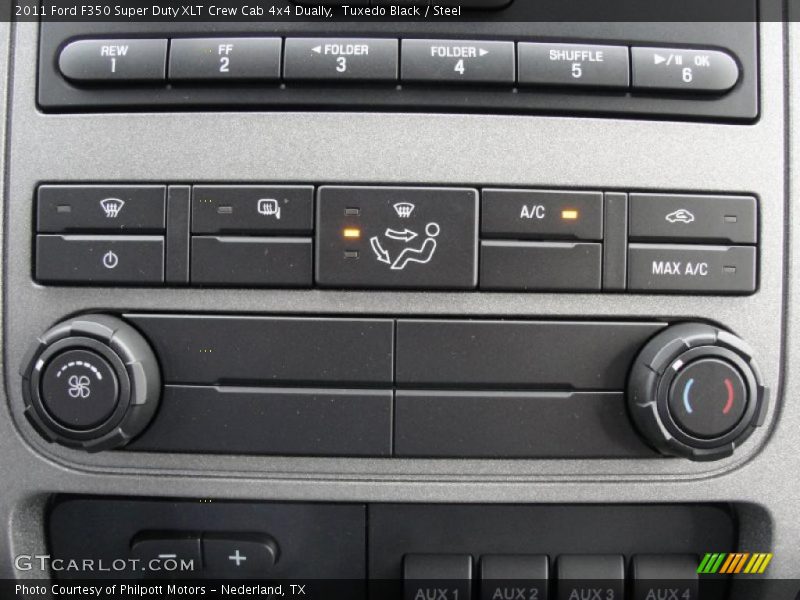 Tuxedo Black / Steel 2011 Ford F350 Super Duty XLT Crew Cab 4x4 Dually