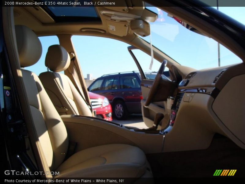 Black / Cashmere 2008 Mercedes-Benz E 350 4Matic Sedan
