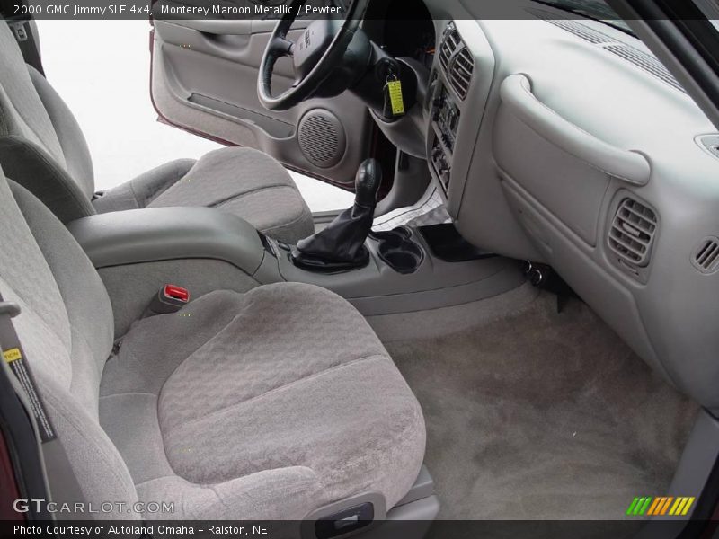 Monterey Maroon Metallic / Pewter 2000 GMC Jimmy SLE 4x4