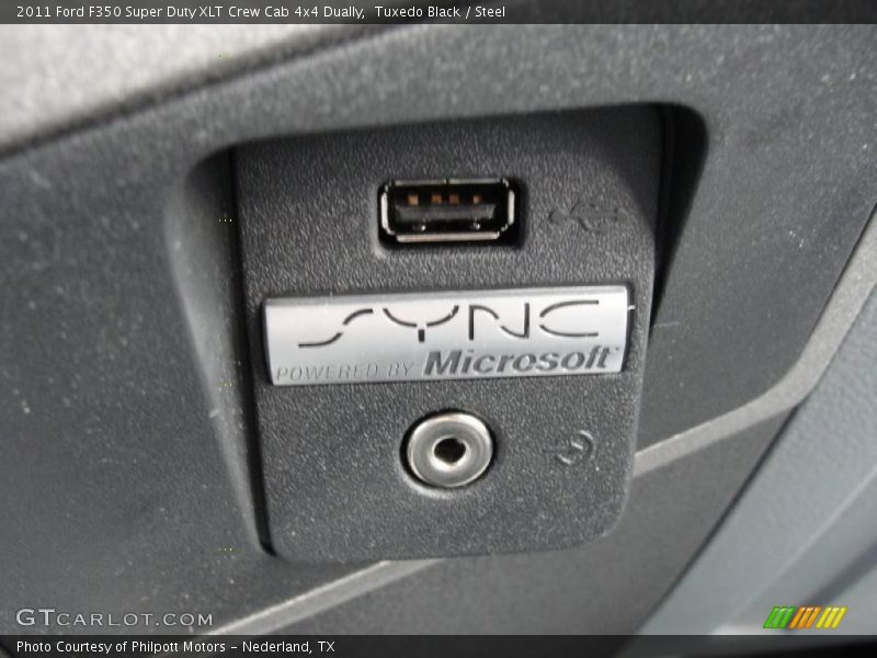 Tuxedo Black / Steel 2011 Ford F350 Super Duty XLT Crew Cab 4x4 Dually