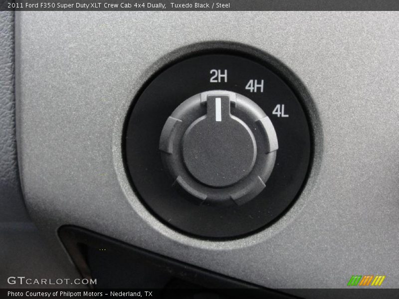 Tuxedo Black / Steel 2011 Ford F350 Super Duty XLT Crew Cab 4x4 Dually