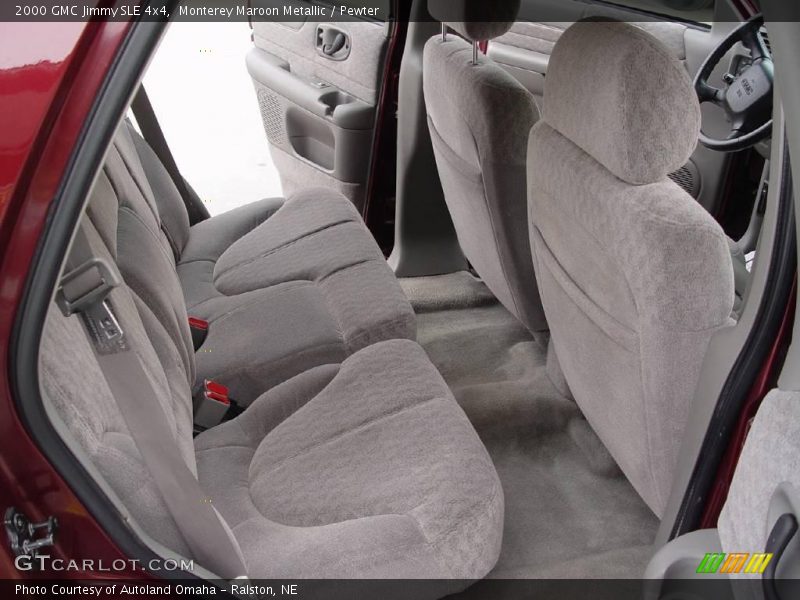Monterey Maroon Metallic / Pewter 2000 GMC Jimmy SLE 4x4
