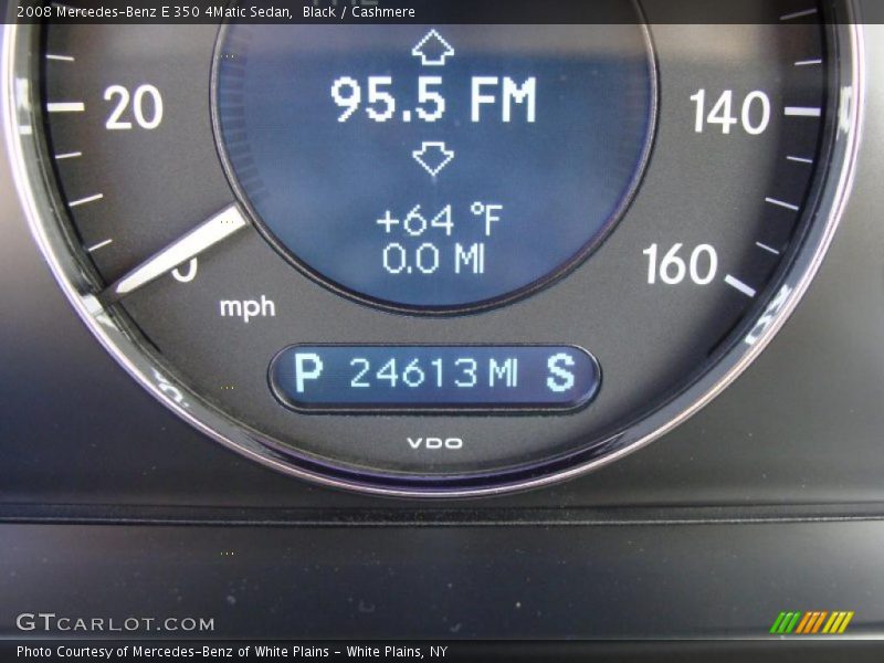 Black / Cashmere 2008 Mercedes-Benz E 350 4Matic Sedan
