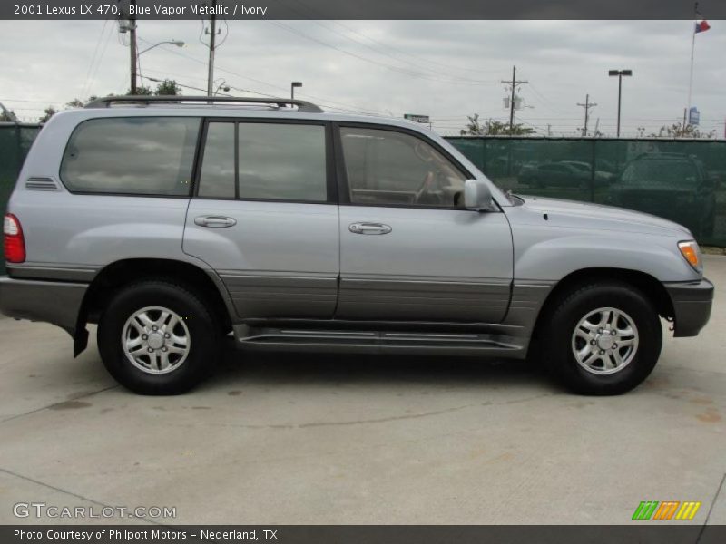 Blue Vapor Metallic / Ivory 2001 Lexus LX 470