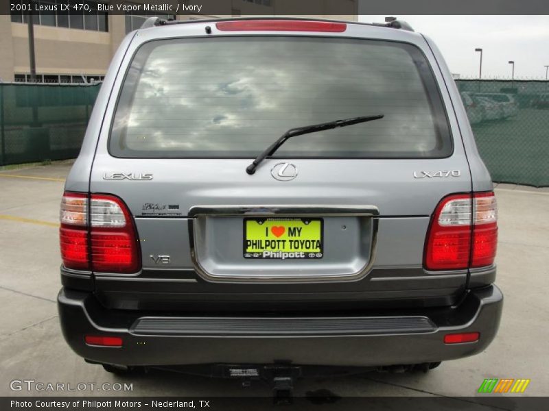 Blue Vapor Metallic / Ivory 2001 Lexus LX 470