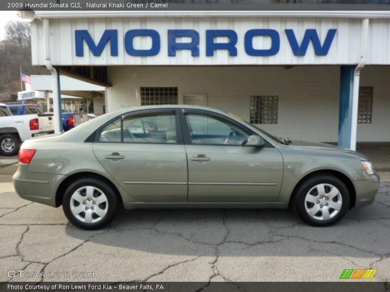 Natural Khaki Green / Camel 2009 Hyundai Sonata GLS