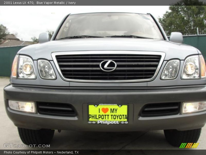 Blue Vapor Metallic / Ivory 2001 Lexus LX 470