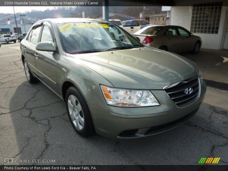 Natural Khaki Green / Camel 2009 Hyundai Sonata GLS