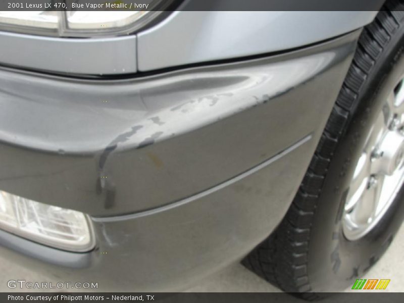 Blue Vapor Metallic / Ivory 2001 Lexus LX 470