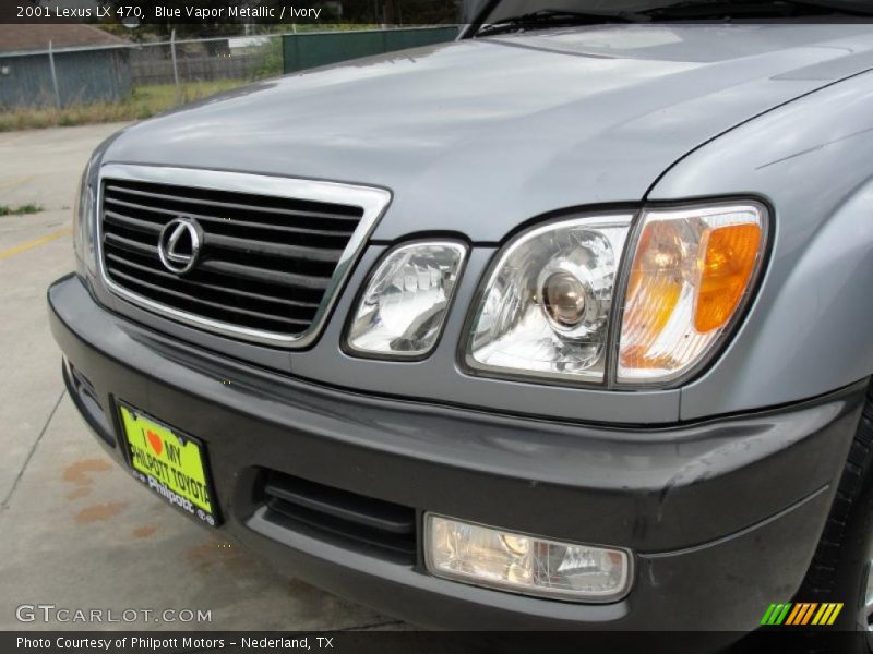 Blue Vapor Metallic / Ivory 2001 Lexus LX 470