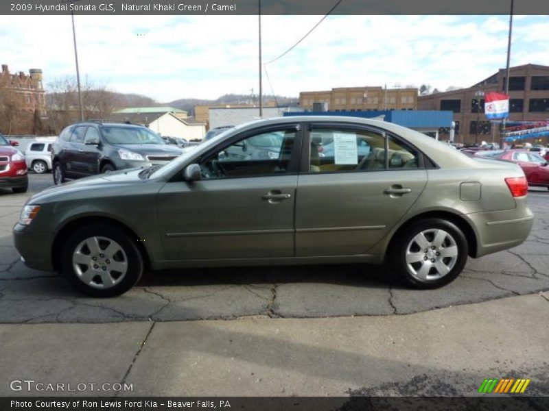Natural Khaki Green / Camel 2009 Hyundai Sonata GLS