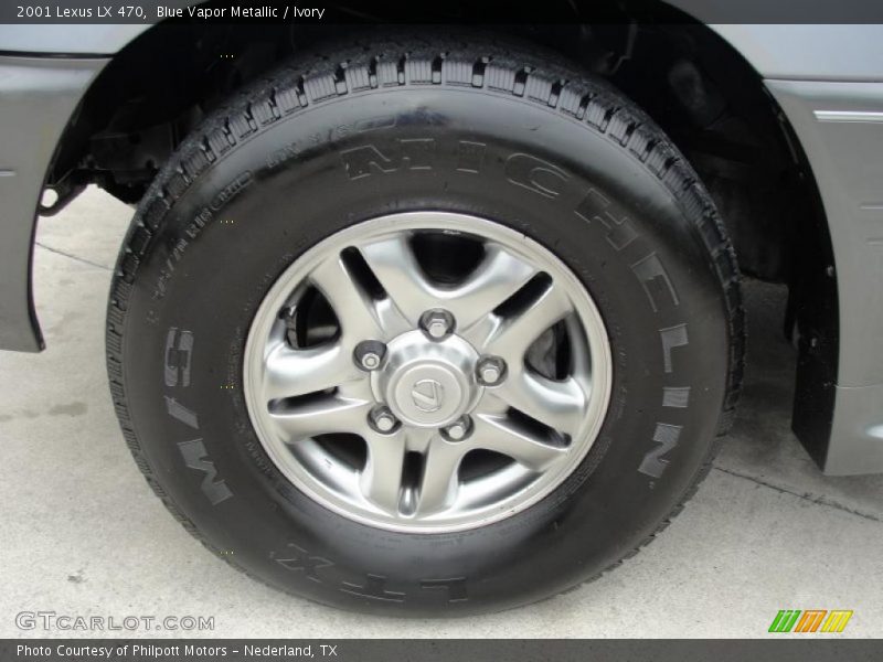 Blue Vapor Metallic / Ivory 2001 Lexus LX 470