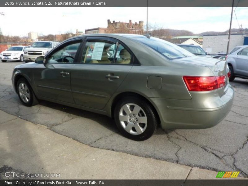 Natural Khaki Green / Camel 2009 Hyundai Sonata GLS