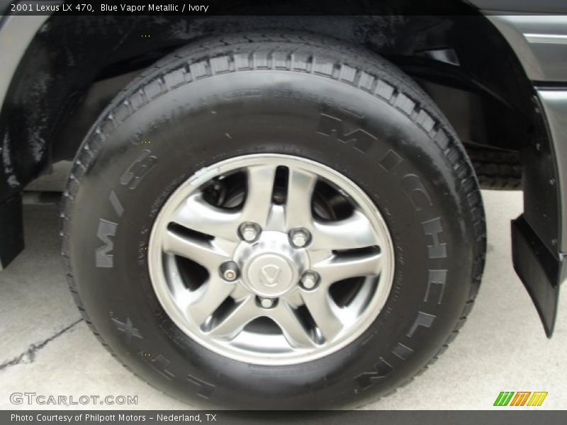 Blue Vapor Metallic / Ivory 2001 Lexus LX 470