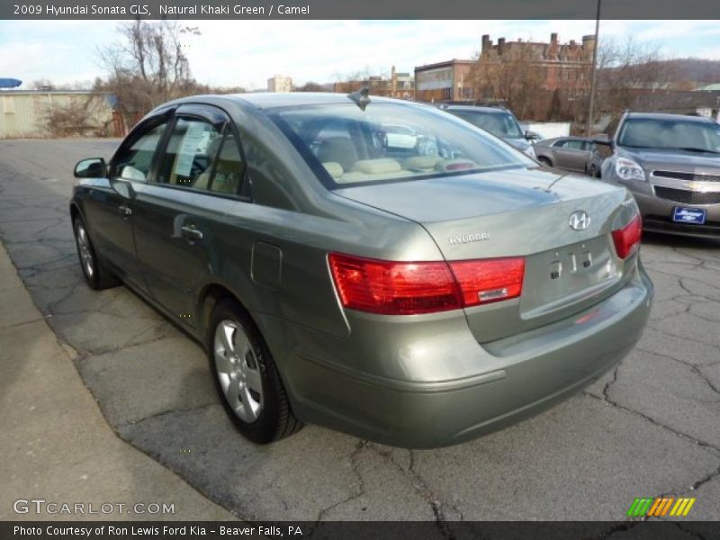 Natural Khaki Green / Camel 2009 Hyundai Sonata GLS