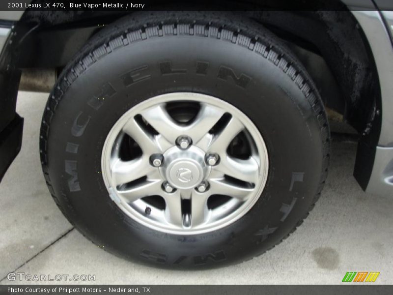 Blue Vapor Metallic / Ivory 2001 Lexus LX 470