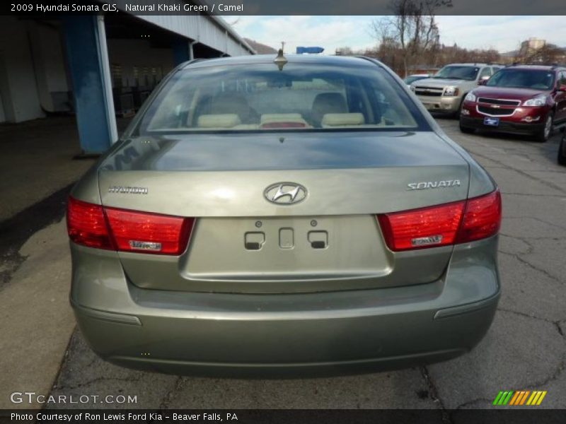 Natural Khaki Green / Camel 2009 Hyundai Sonata GLS