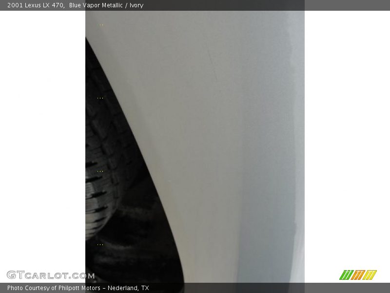 Blue Vapor Metallic / Ivory 2001 Lexus LX 470