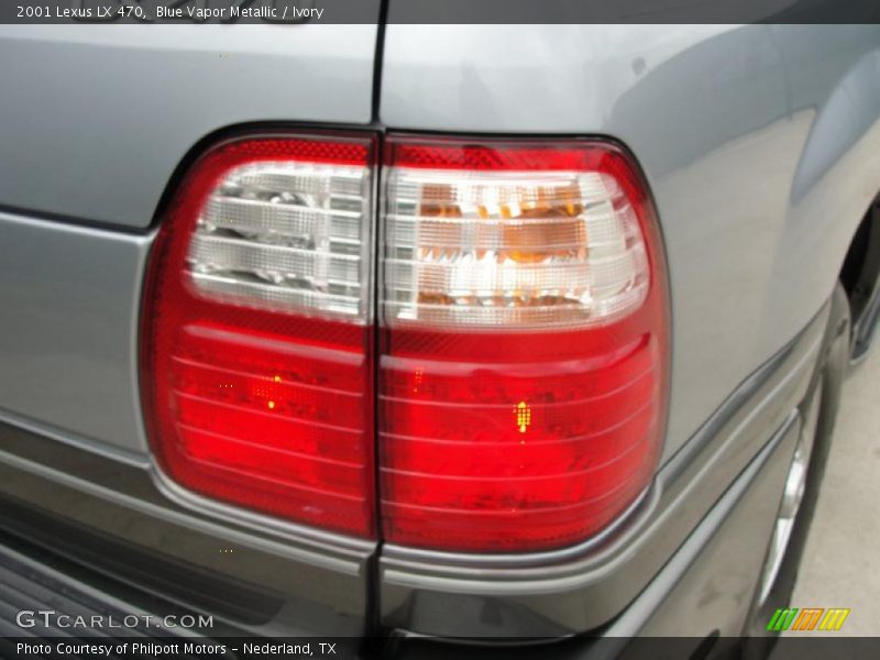 Blue Vapor Metallic / Ivory 2001 Lexus LX 470