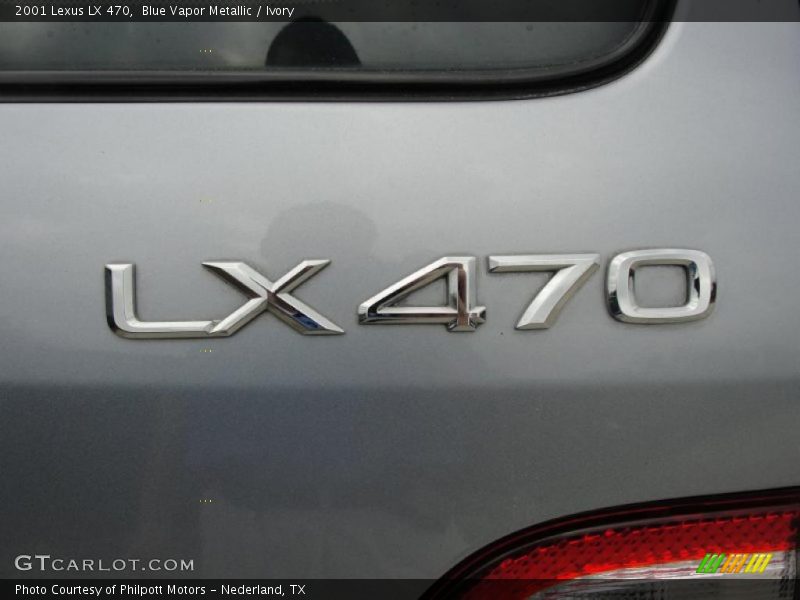 Blue Vapor Metallic / Ivory 2001 Lexus LX 470