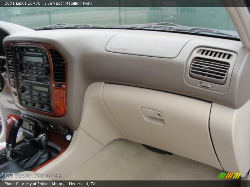 Blue Vapor Metallic / Ivory 2001 Lexus LX 470