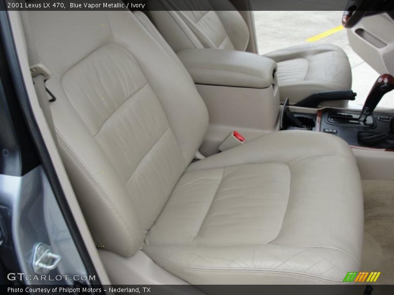 Blue Vapor Metallic / Ivory 2001 Lexus LX 470