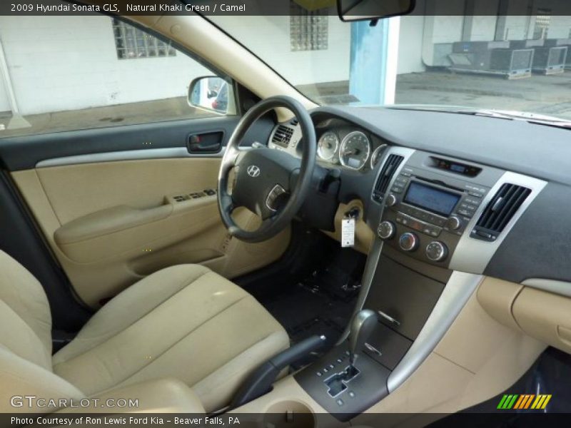Natural Khaki Green / Camel 2009 Hyundai Sonata GLS