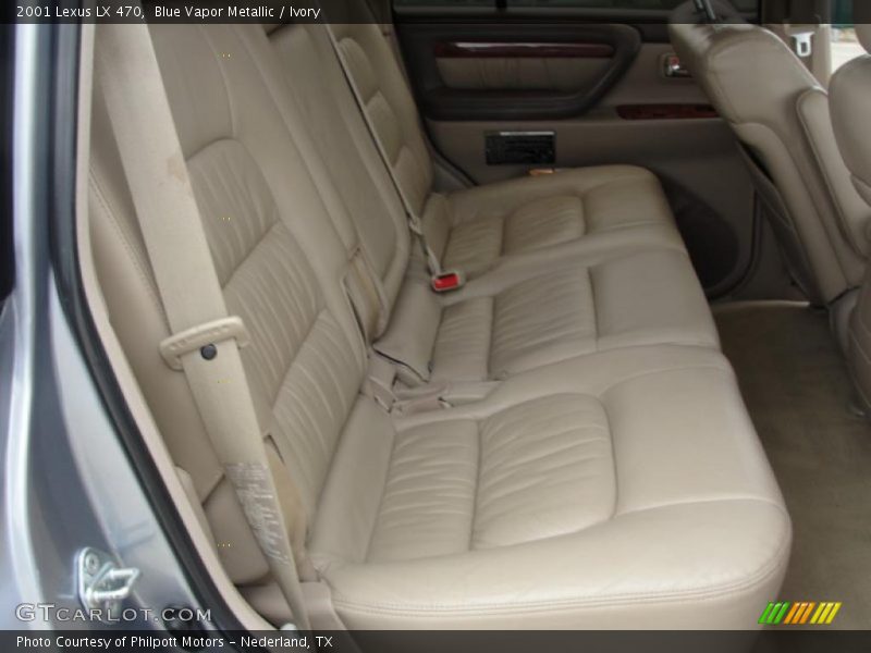 Blue Vapor Metallic / Ivory 2001 Lexus LX 470