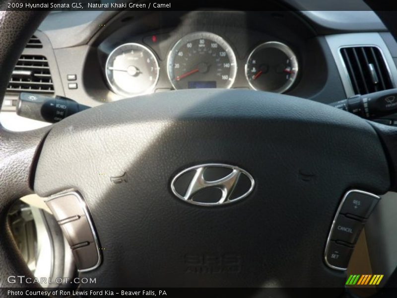 Natural Khaki Green / Camel 2009 Hyundai Sonata GLS