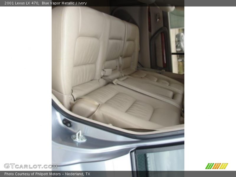 Blue Vapor Metallic / Ivory 2001 Lexus LX 470
