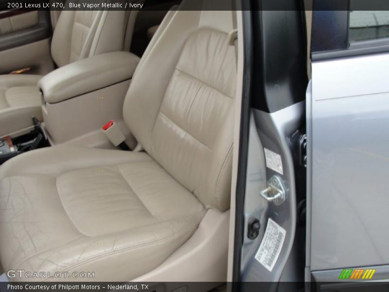 Blue Vapor Metallic / Ivory 2001 Lexus LX 470