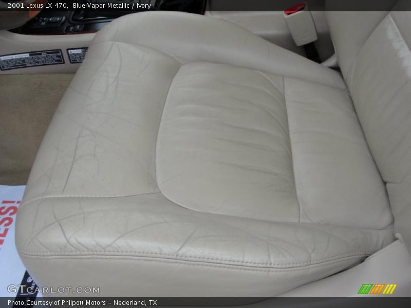 Blue Vapor Metallic / Ivory 2001 Lexus LX 470