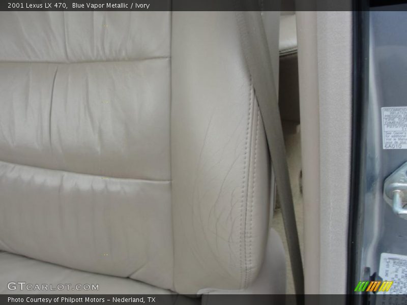 Blue Vapor Metallic / Ivory 2001 Lexus LX 470