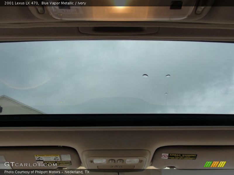 Blue Vapor Metallic / Ivory 2001 Lexus LX 470