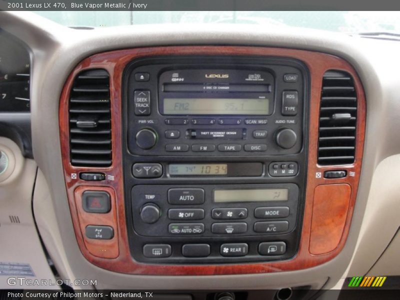 Controls of 2001 LX 470