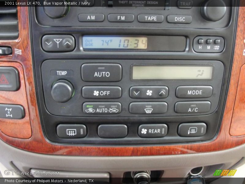 Blue Vapor Metallic / Ivory 2001 Lexus LX 470
